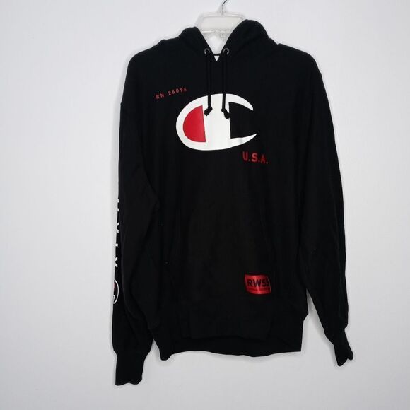 Champion RWSS Reverse Weave Hoodie Men's Size Large - Picture 1 of 9